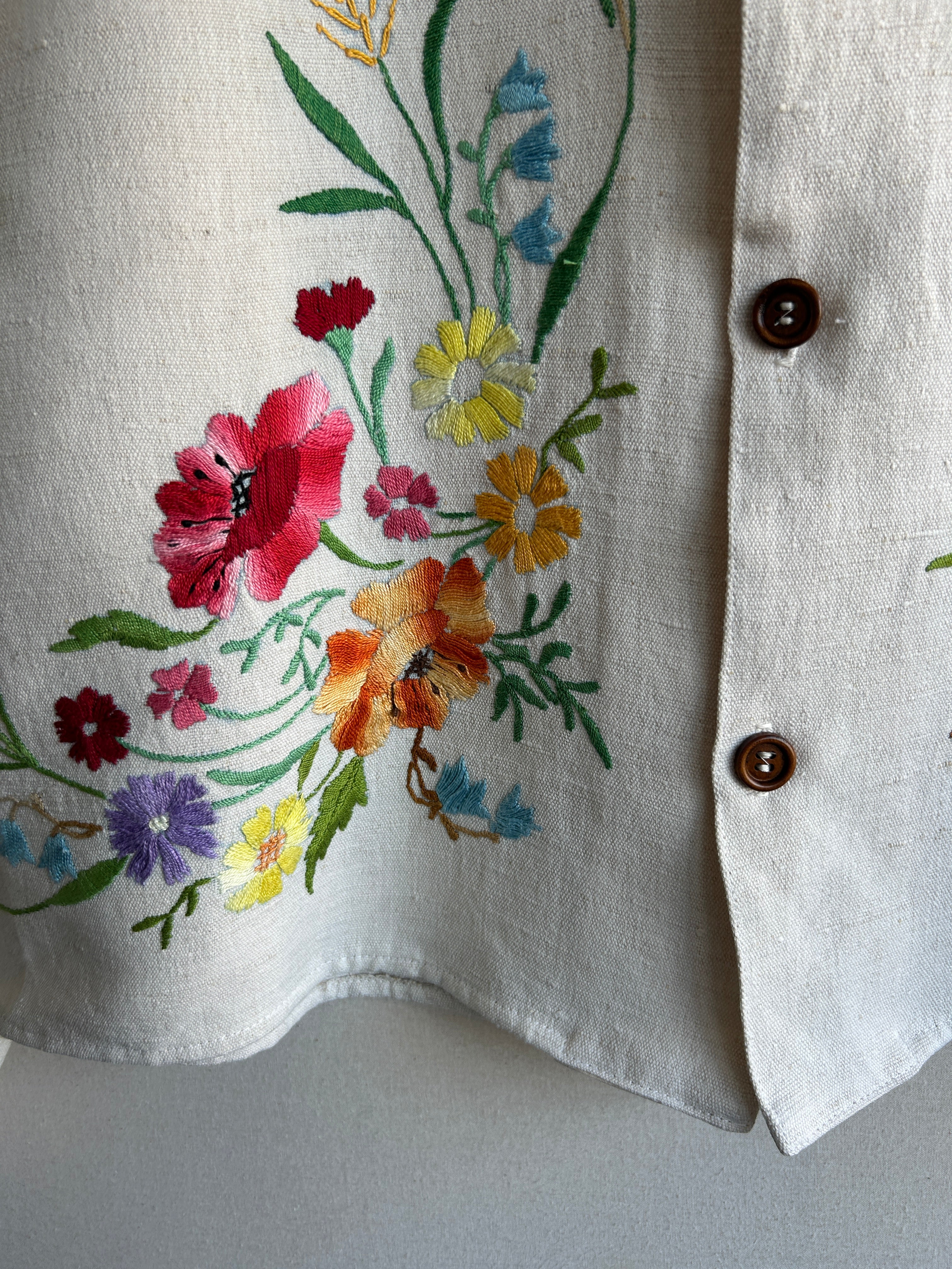 Antique Linen Flowers