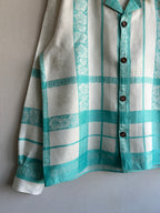 Blue Damask