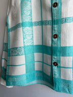 Blue Damask