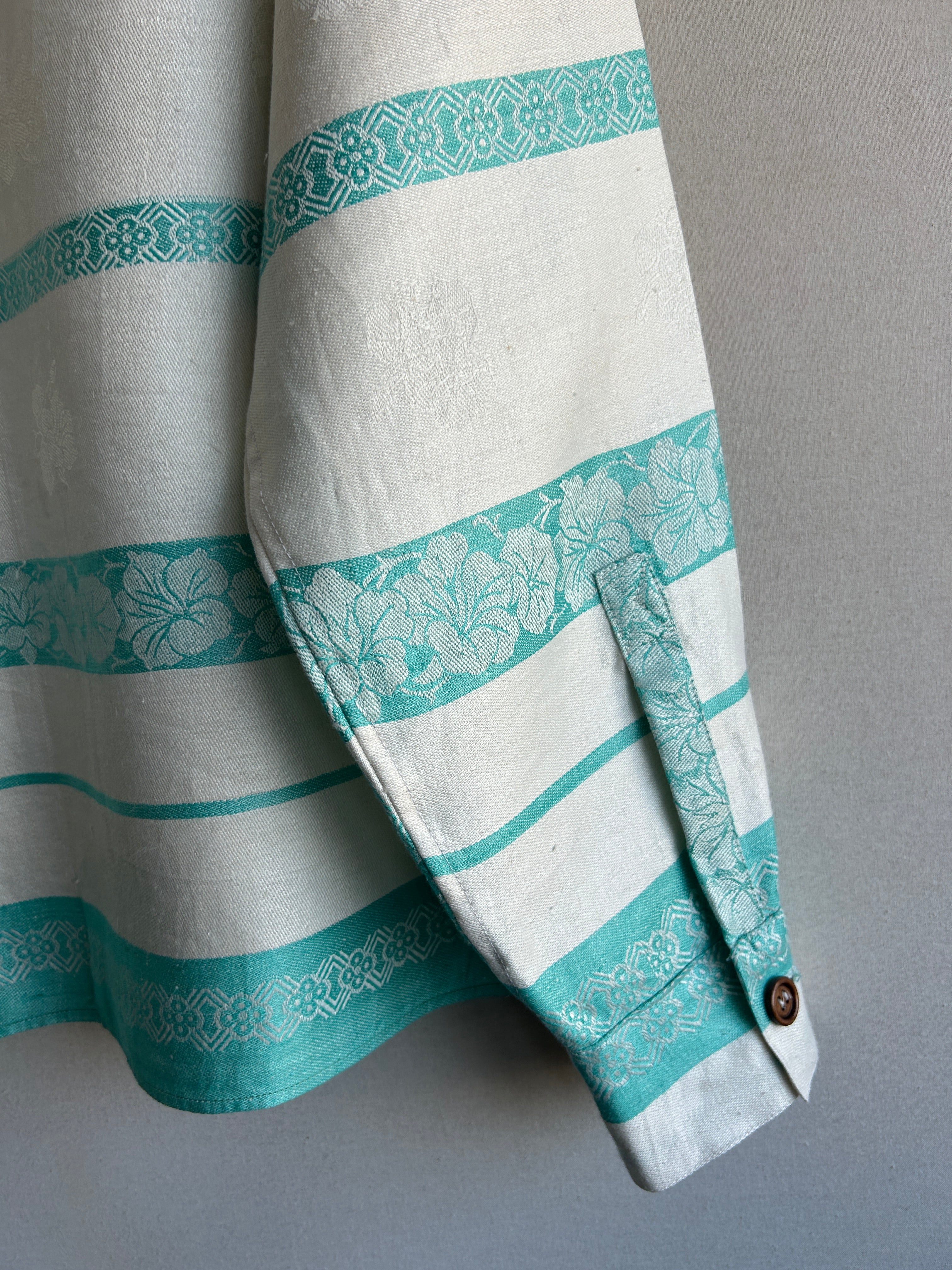Blue Damask