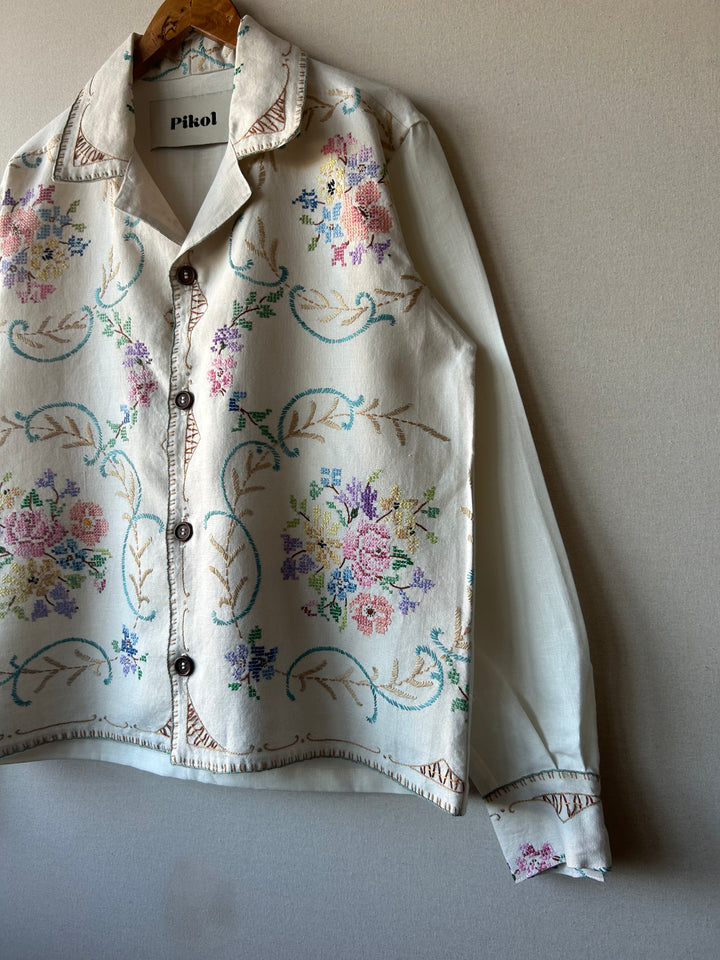 Cross-stitched Flowers