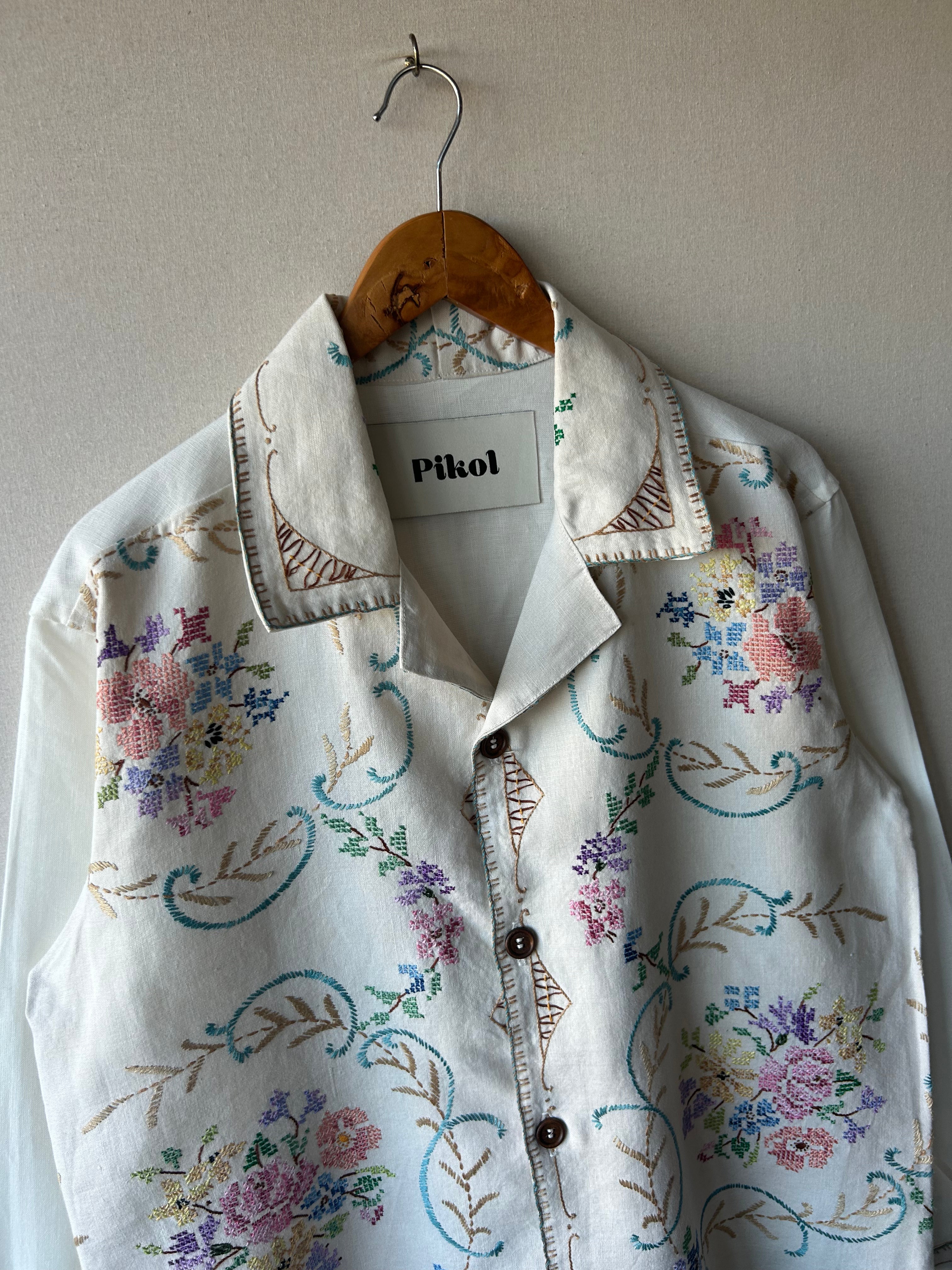 Cross-stitched Flowers