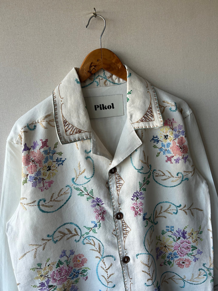 Cross-stitched Flowers