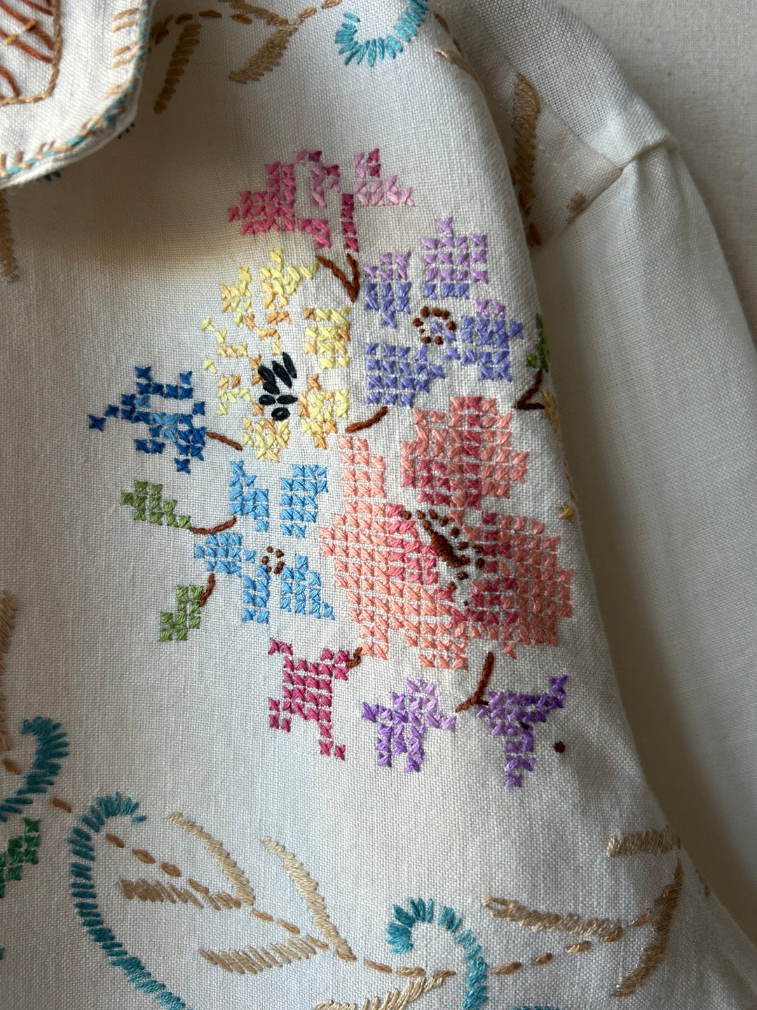 Cross-stitched Flowers