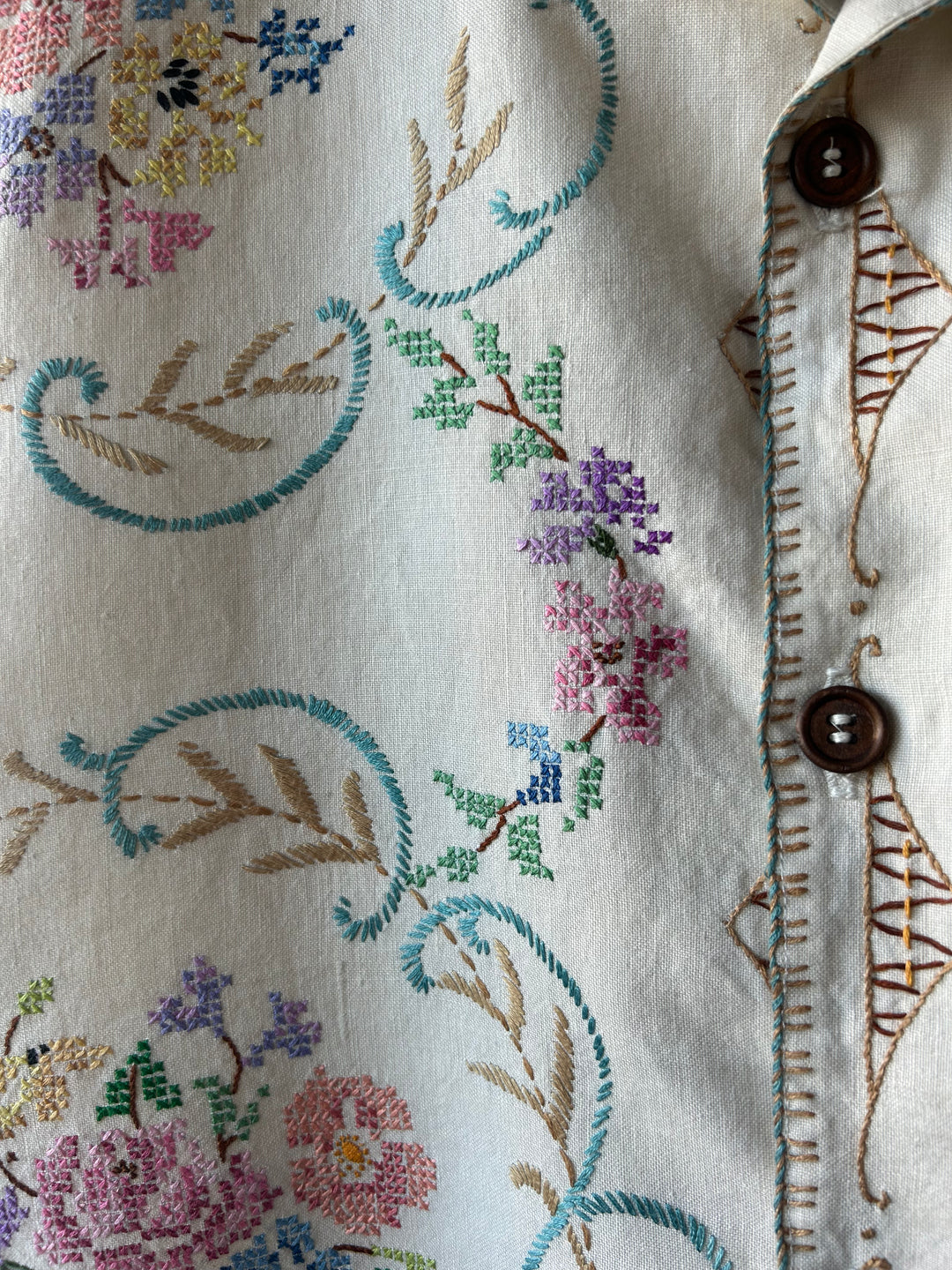 Cross-stitched Flowers