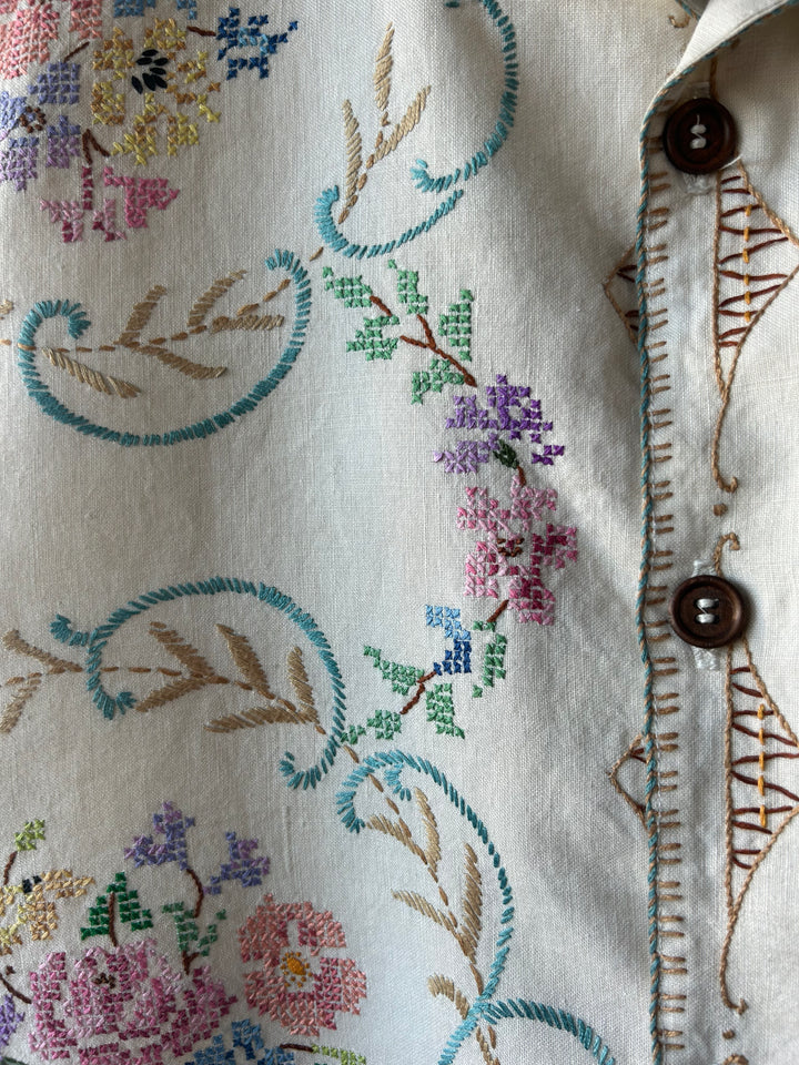 Cross-stitched Flowers