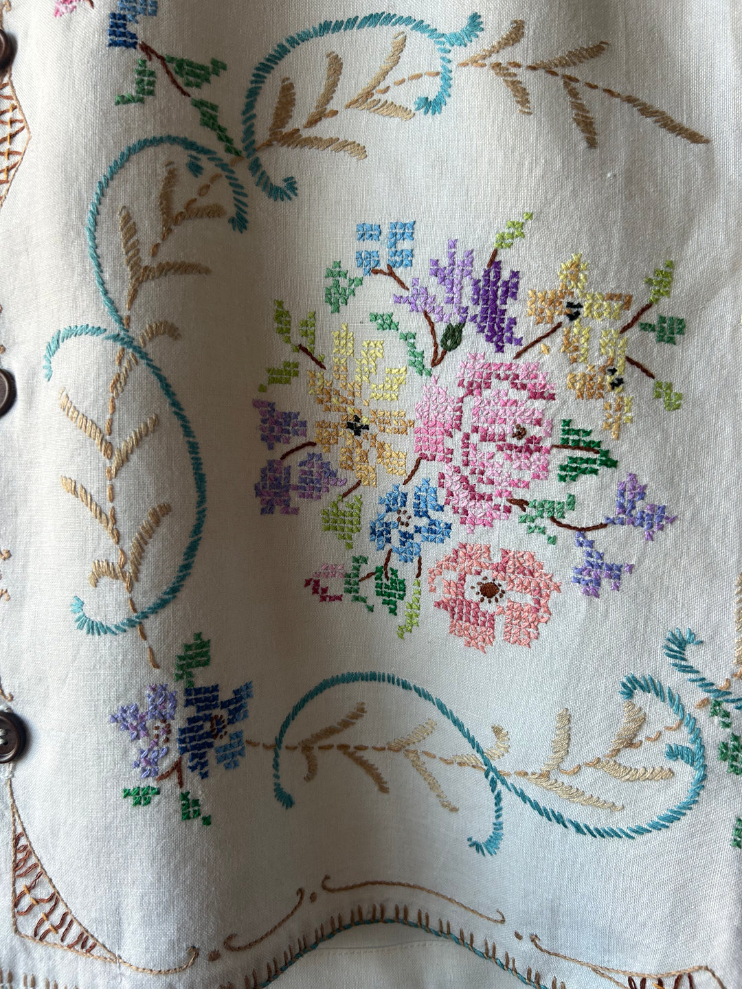 Cross-stitched Flowers