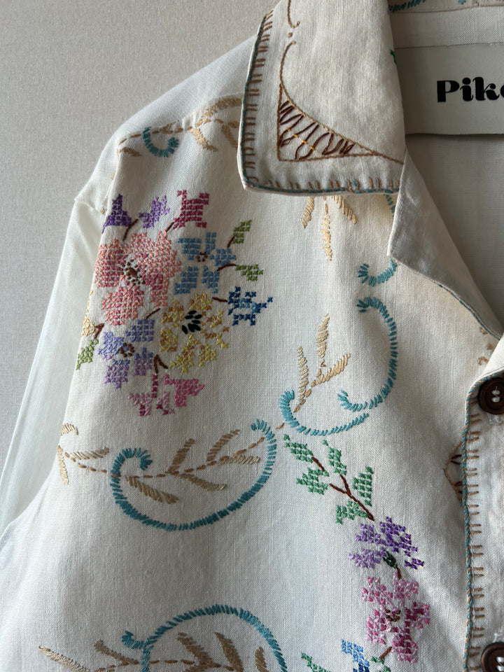 Cross-stitched Flowers