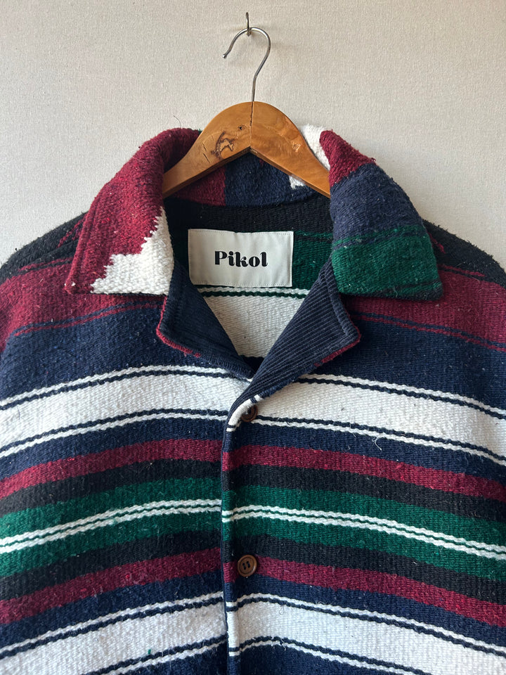 Woven Blanket Overshirt