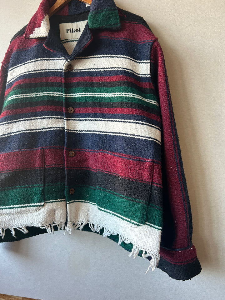 Woven Blanket Overshirt