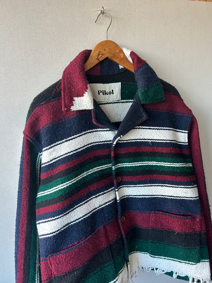 Woven Blanket Overshirt