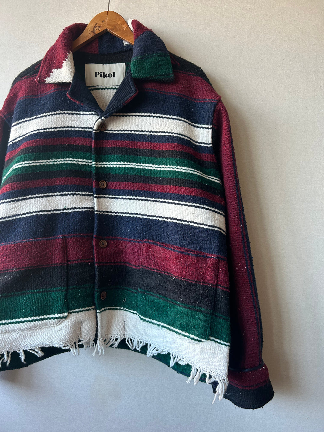 Woven Blanket Overshirt