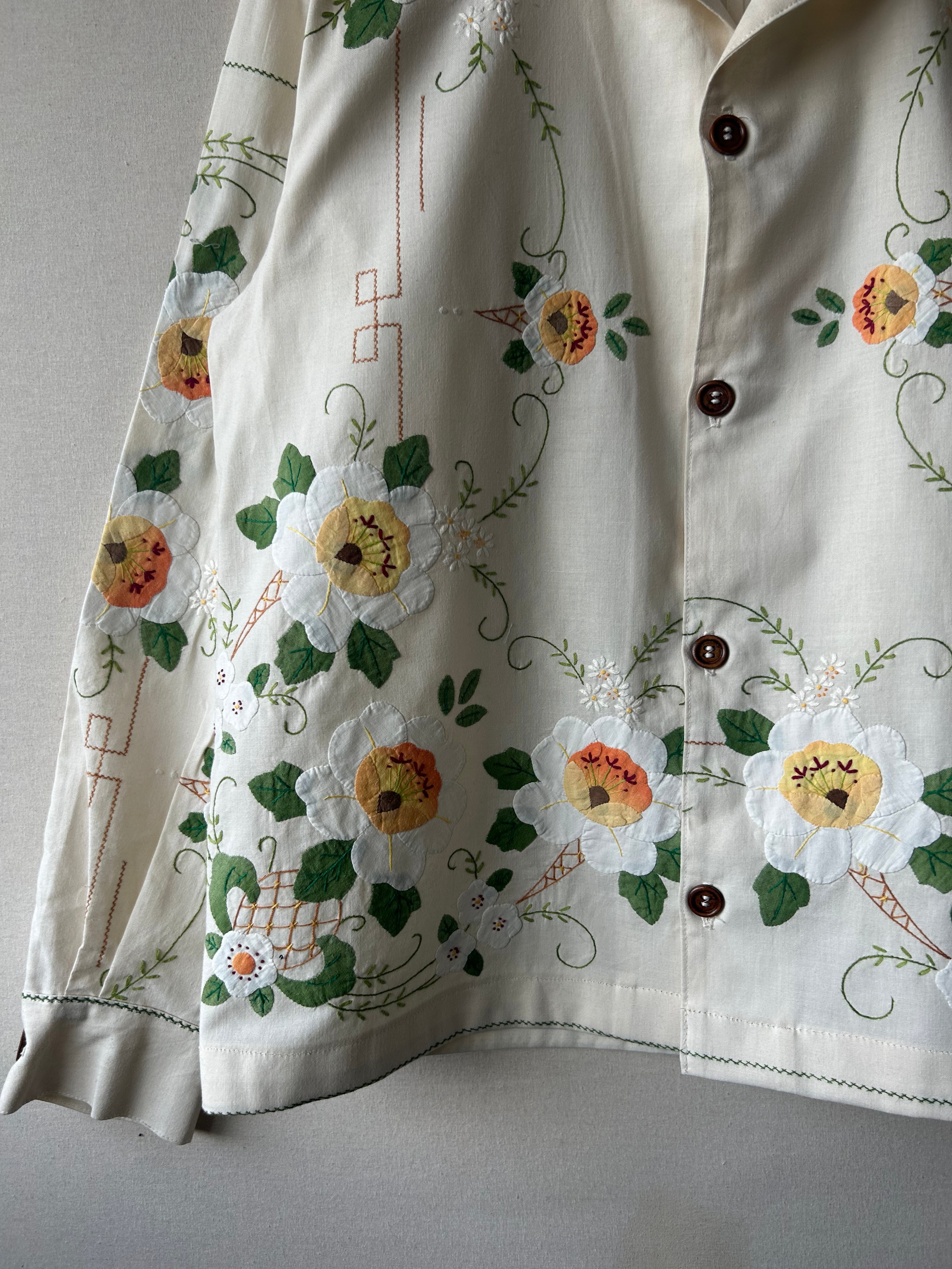 Appliquéd Flowers