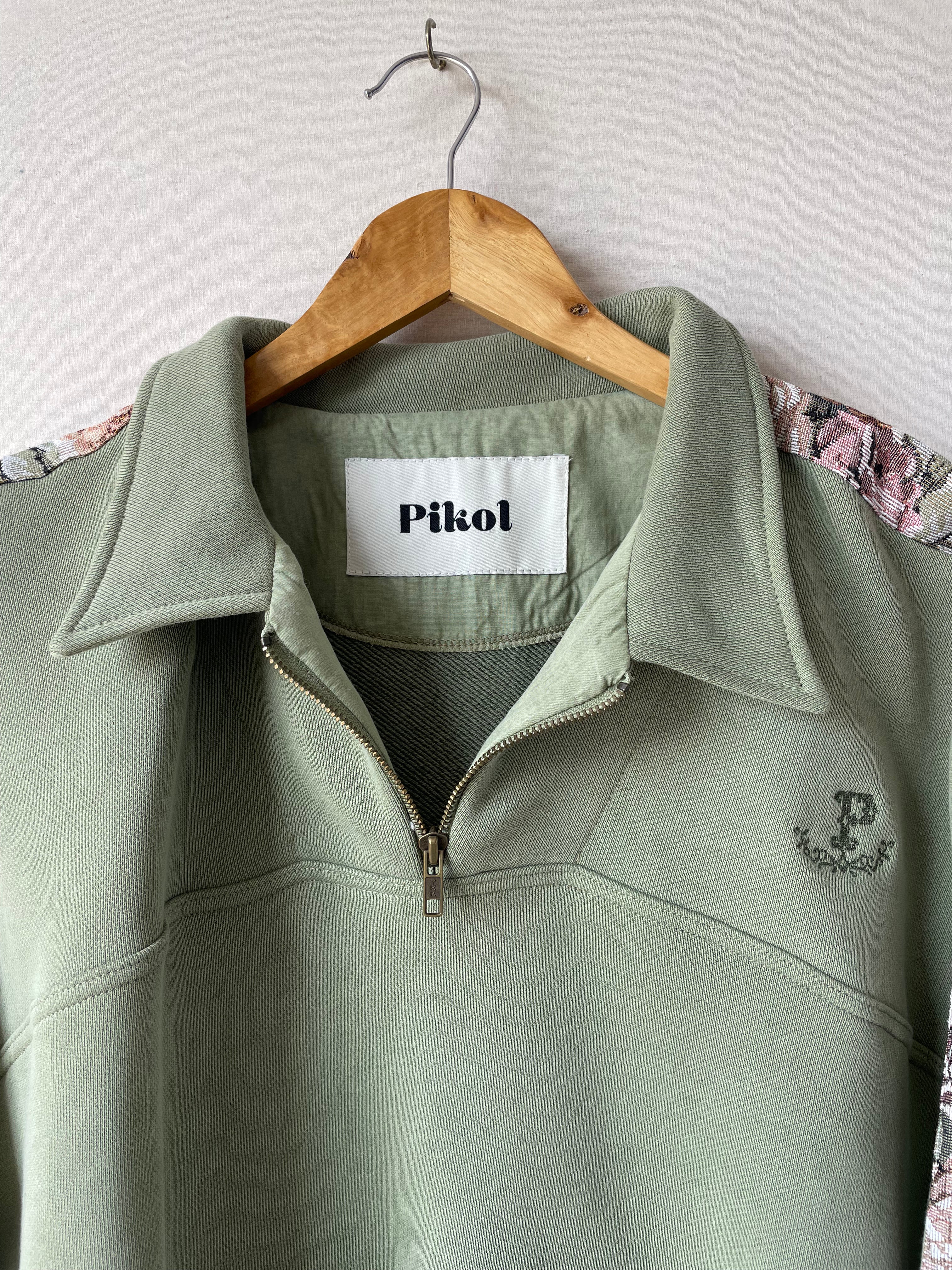 Track Jacket - Sage Wild Rose