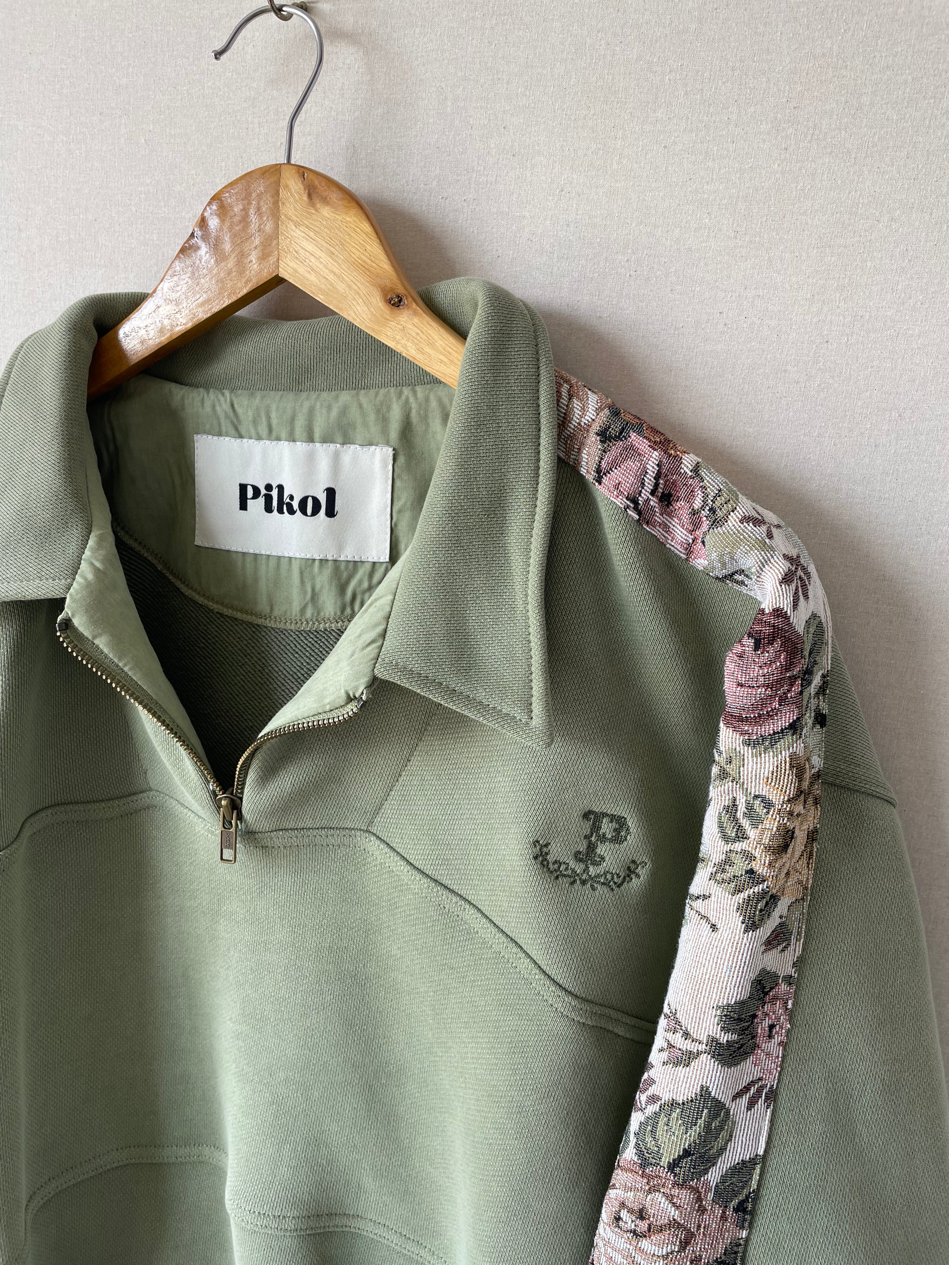 Track Jacket - Sage Wild Rose