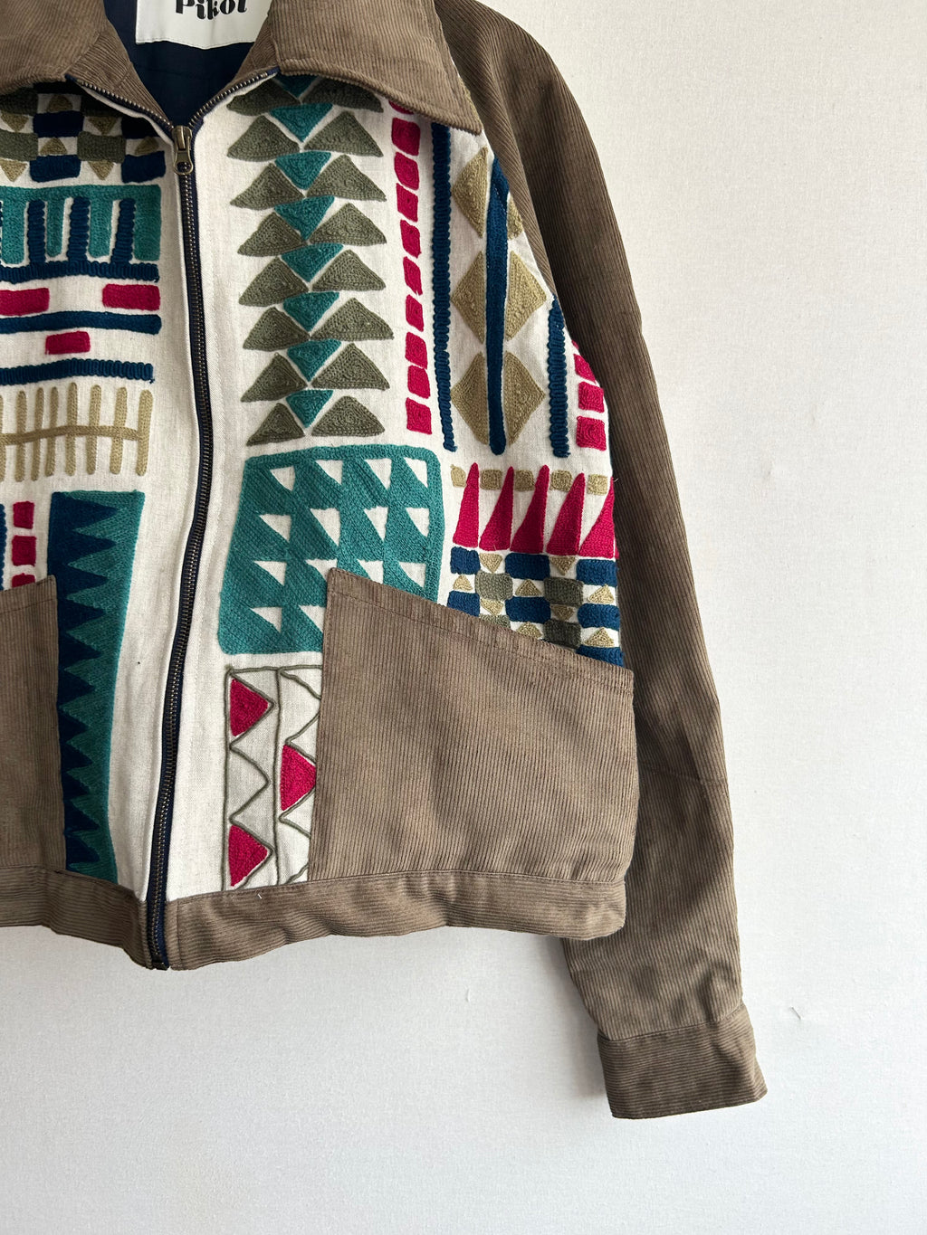 Embroidered Sports Jacket