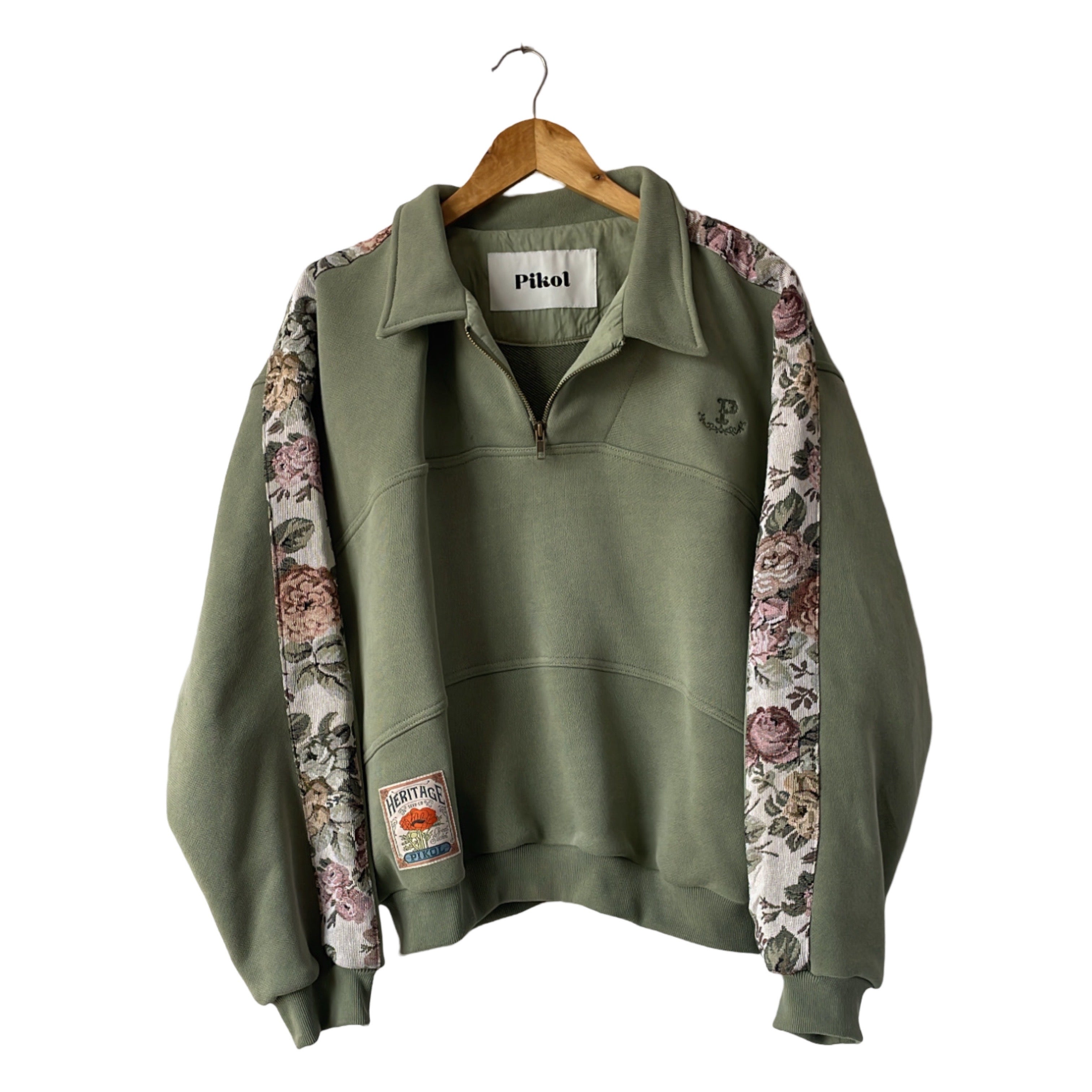 Track Jacket - Sage Wild Rose