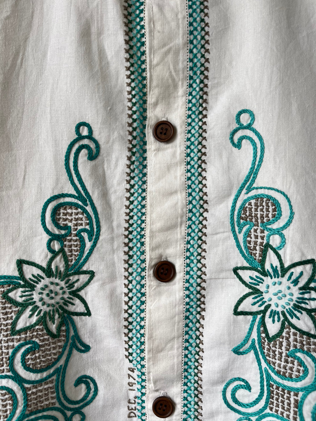 Teal Flowers
