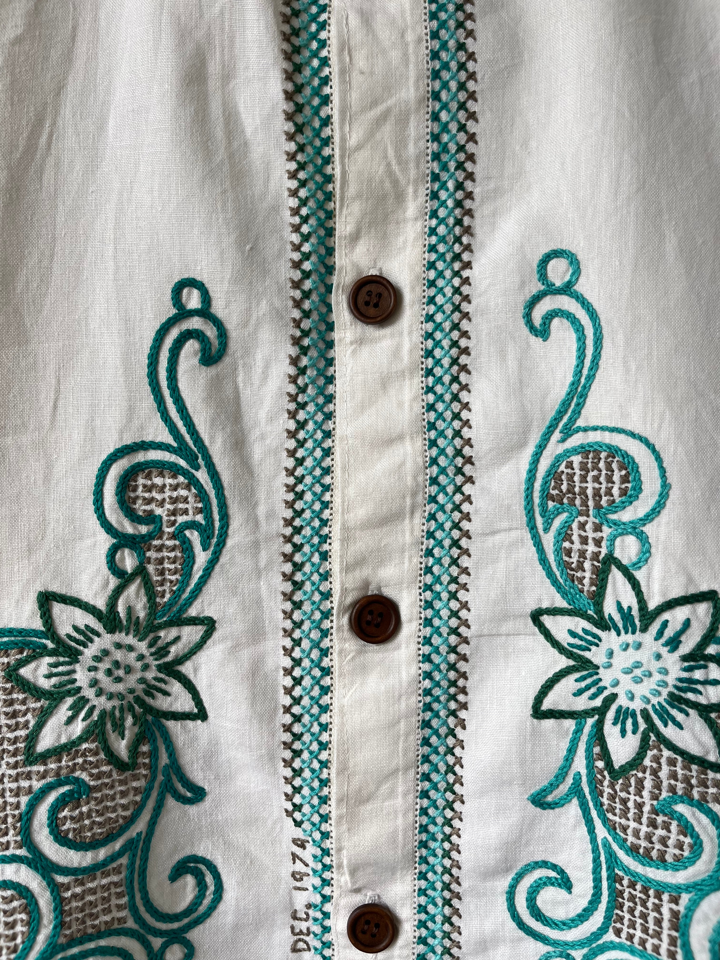 Teal Flowers