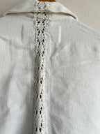 Hand Crocheted Floral Overshirt
