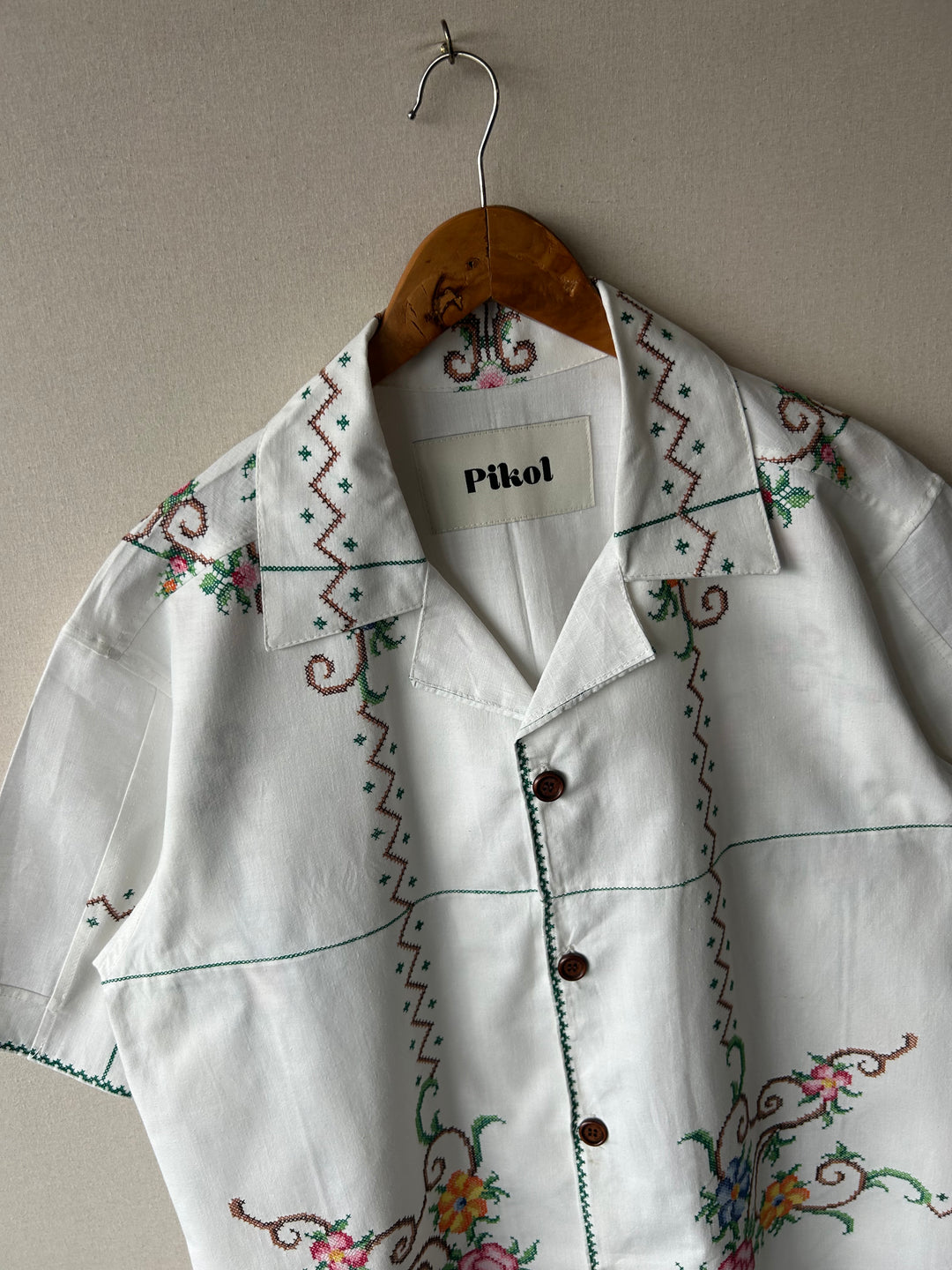 1960s Floral Cross-stitch