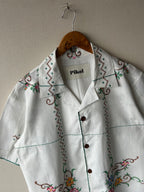 1960s Floral Cross-stitch