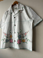 1960s Floral Cross-stitch