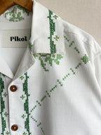 Green Cross-Stitch