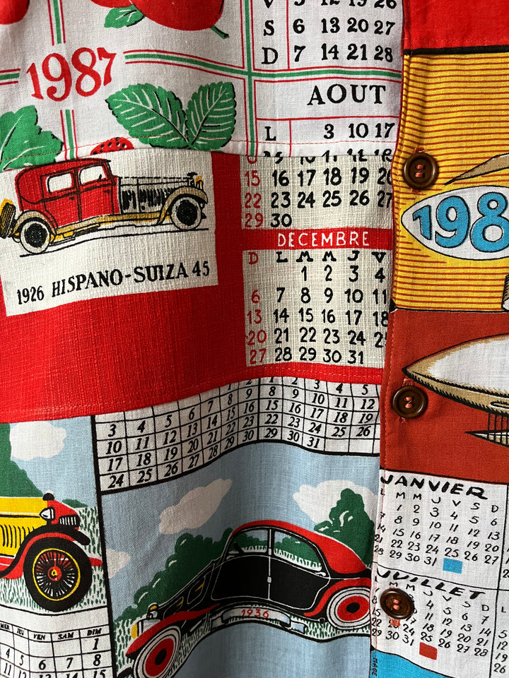 French Calendar Shirt 1964-88