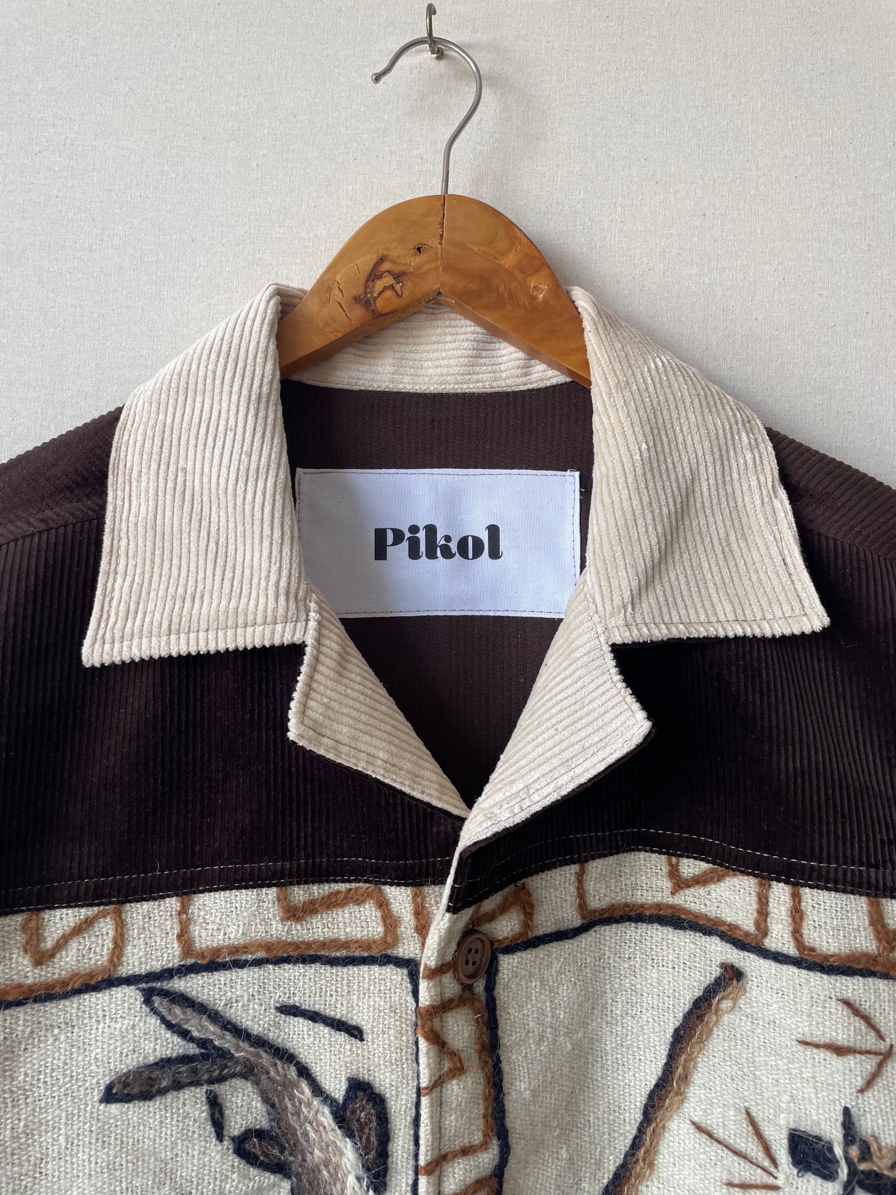 Peruvian Jacket - Brown Corduroy