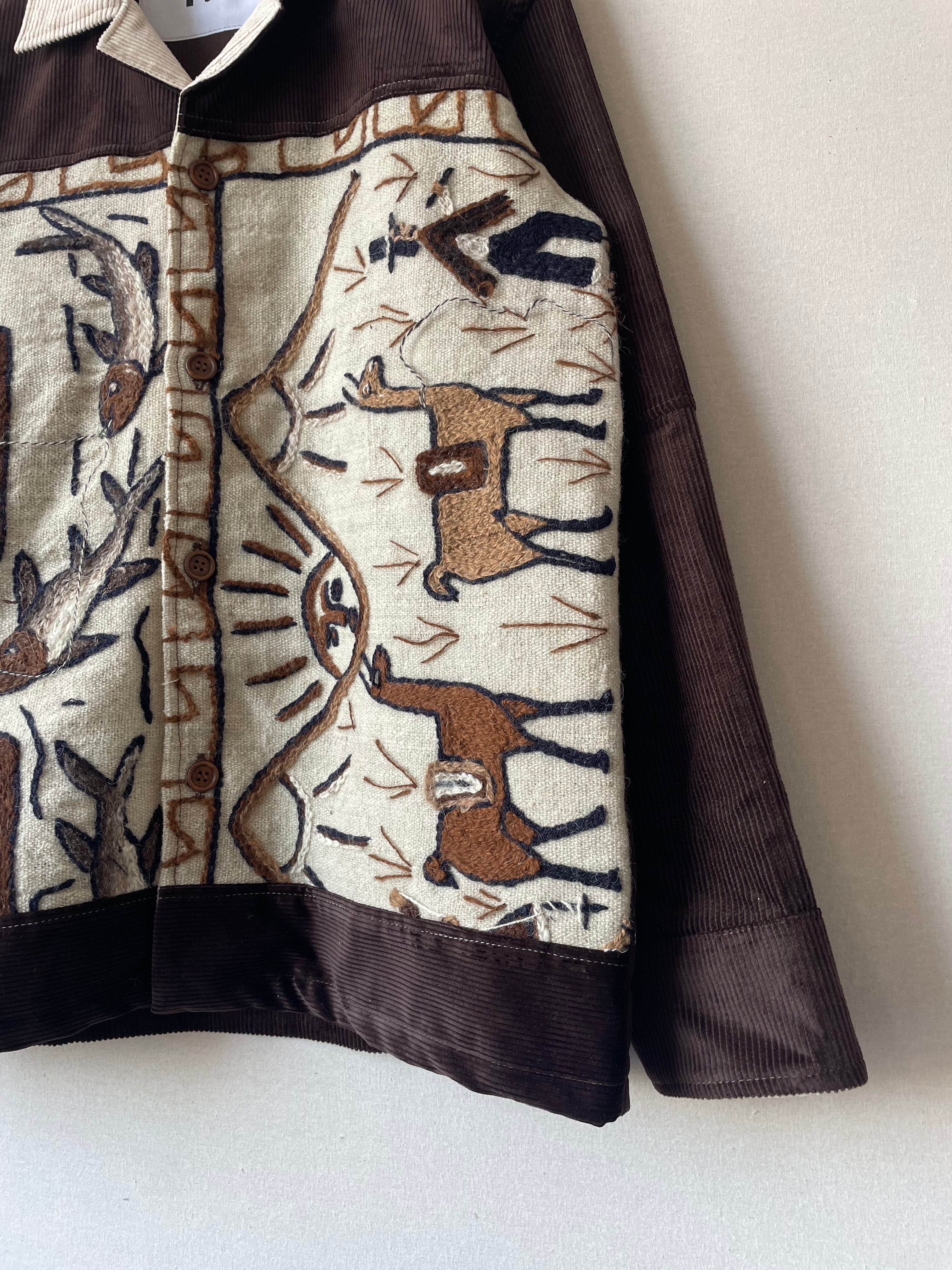 Peruvian Jacket - Brown Corduroy