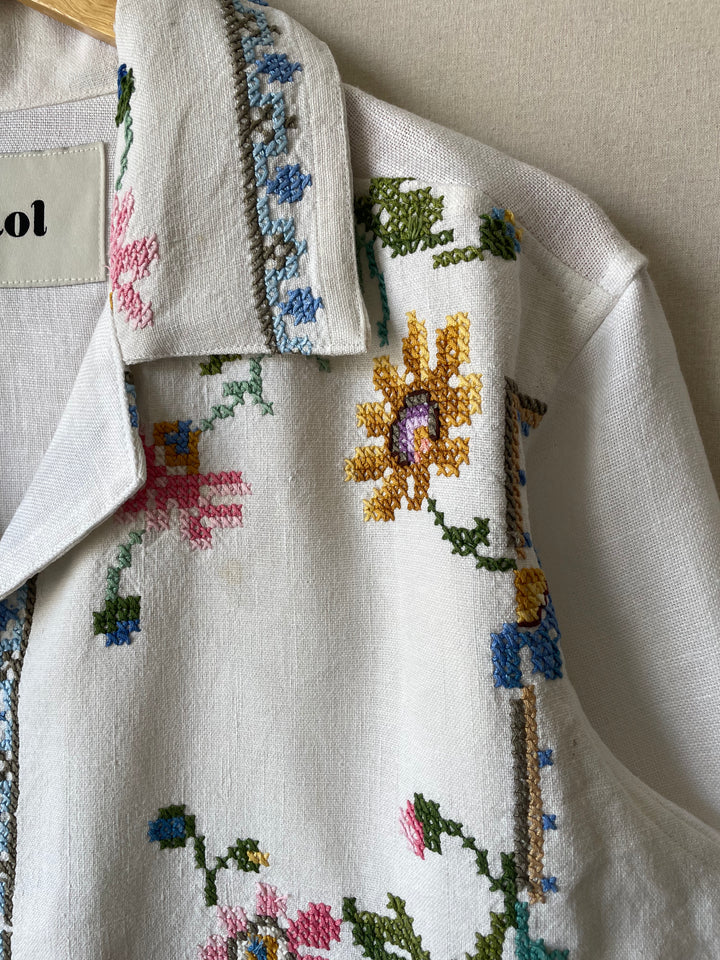 Cross-stiched Wildflowers