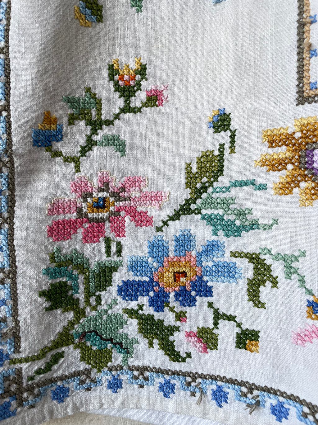 Cross-stiched Wildflowers