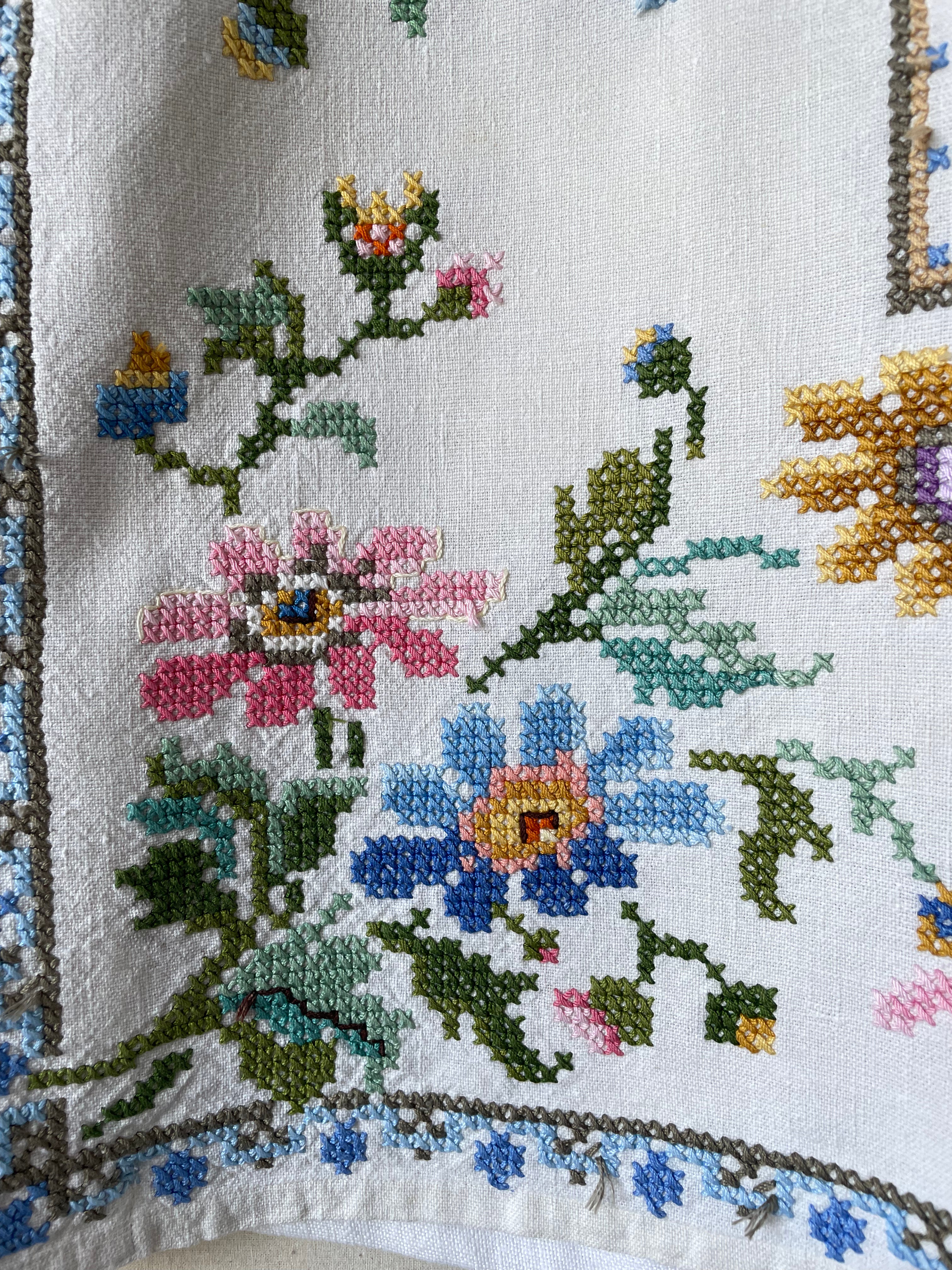 Cross-stiched Wildflowers