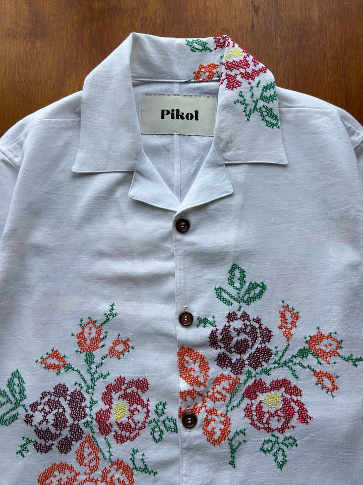 Floral Cross Stitch (Cropped)