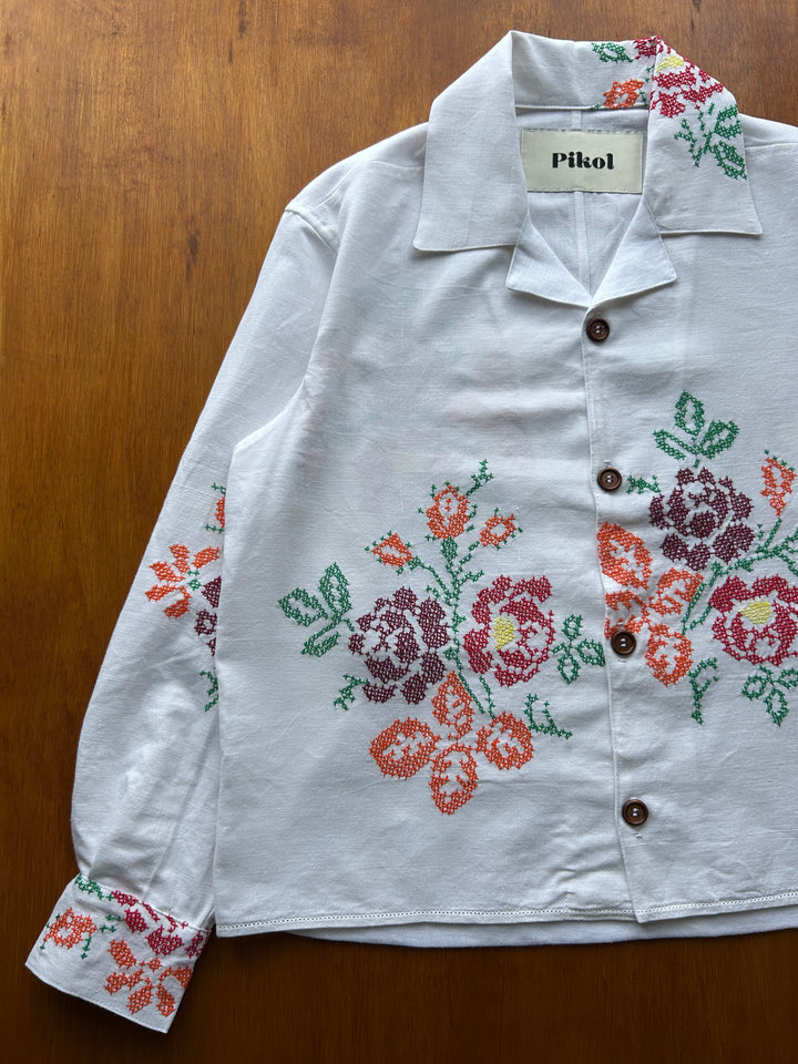 Floral Cross Stitch (Cropped)