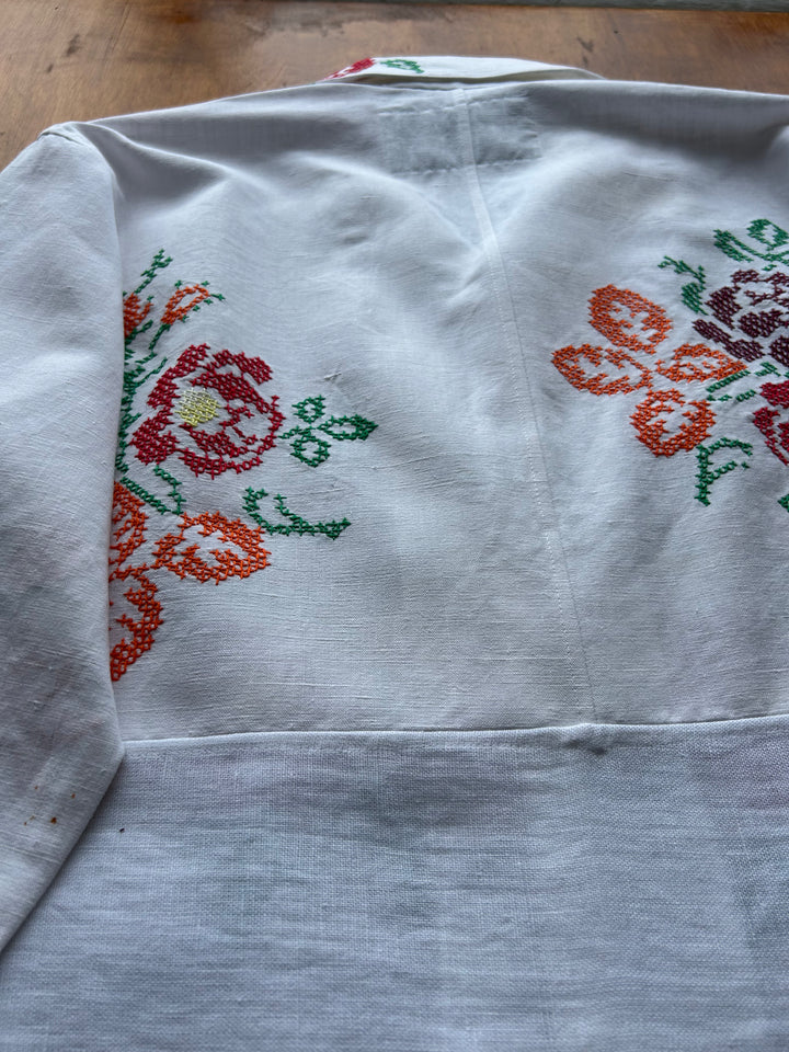Floral Cross Stitch (Cropped)