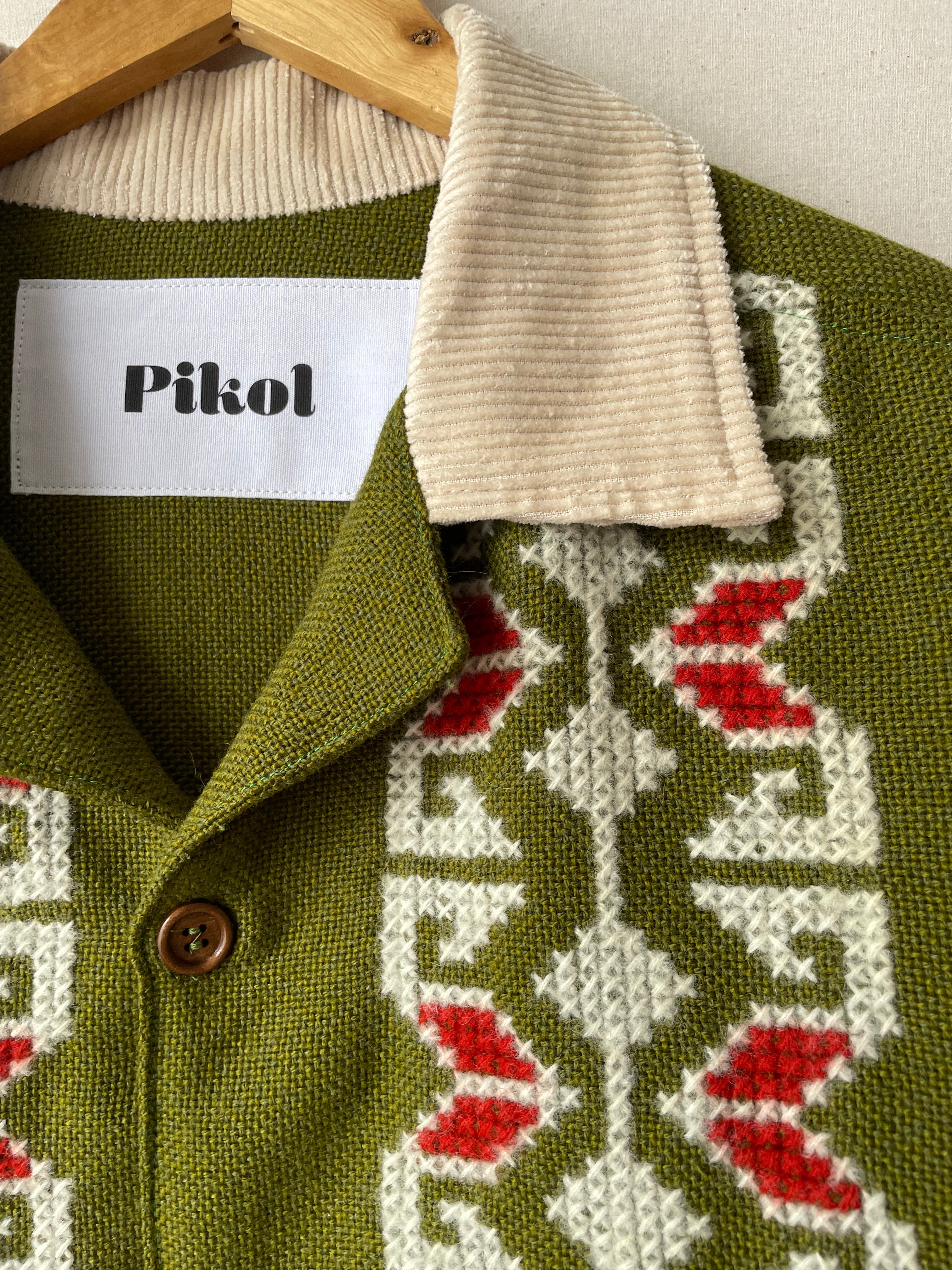 Cross-stitch Blanket Jacket