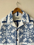Blue Cross-stitch