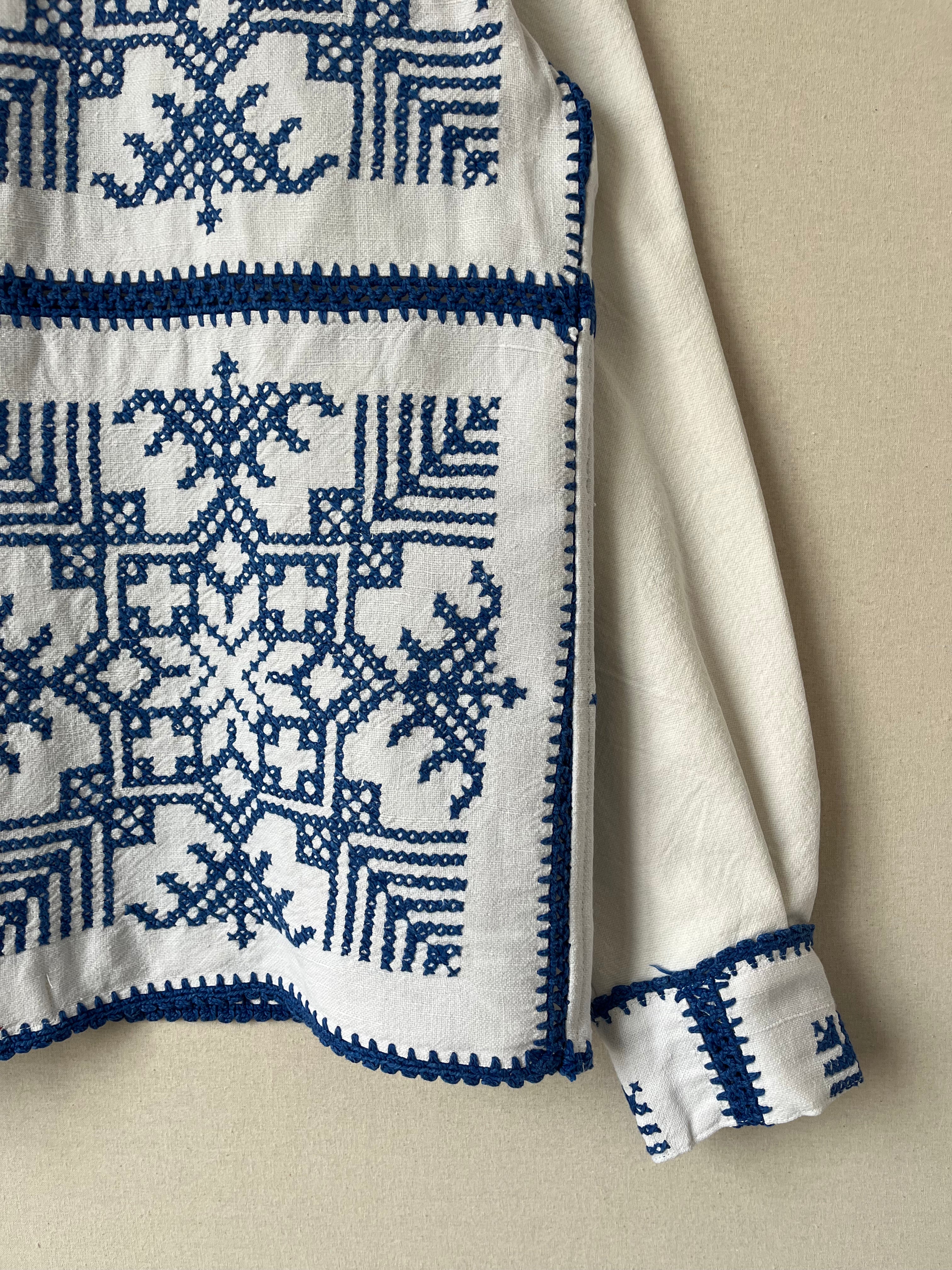 Blue Cross-stitch