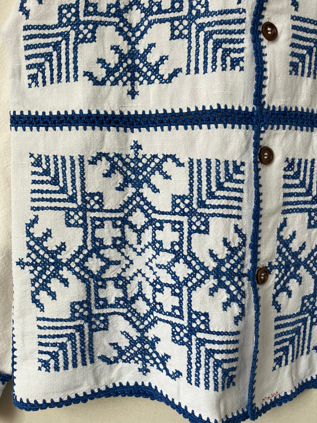 Blue Cross-stitch