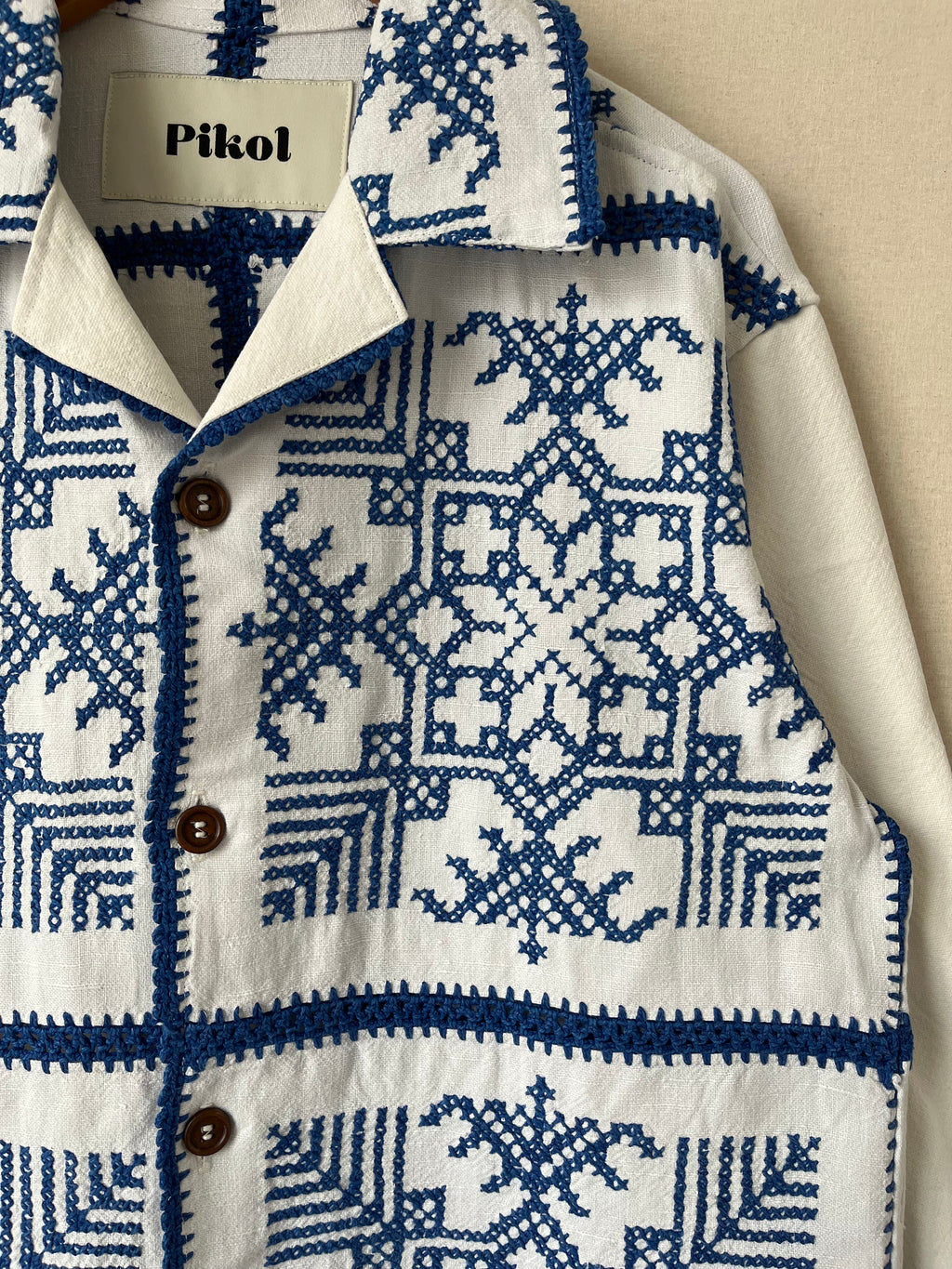 Blue Cross-stitch