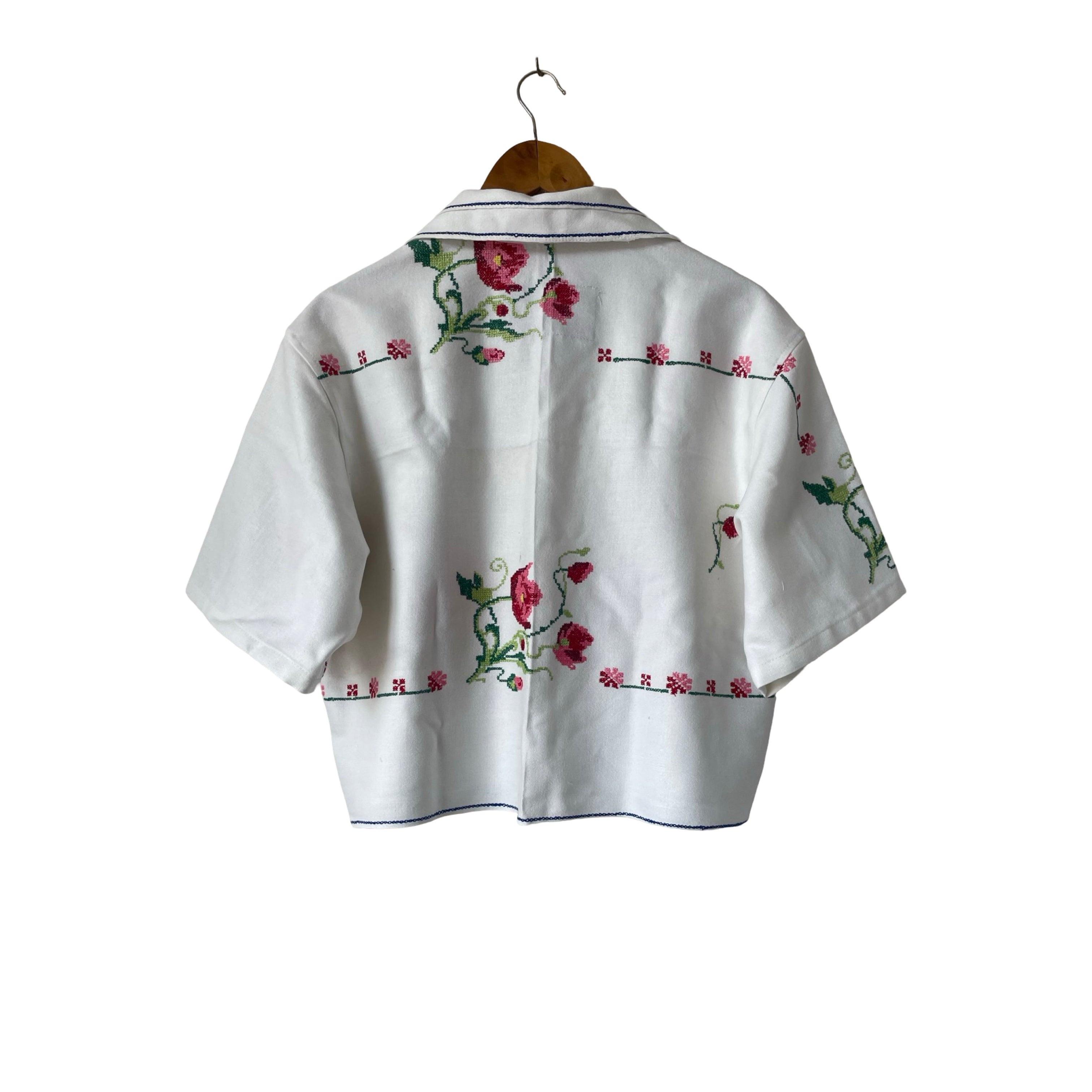 Floral Cross-stitch (Cropped)