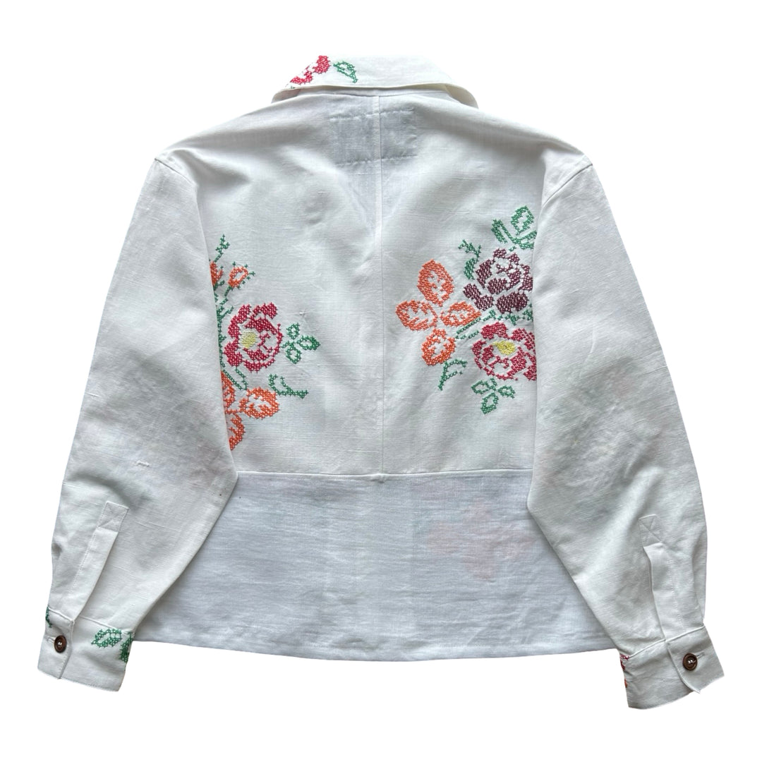 Floral Cross Stitch (Cropped)