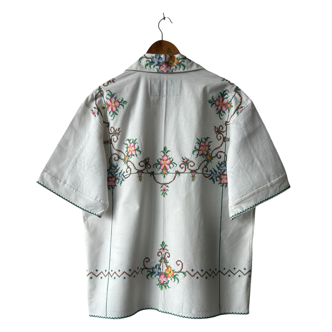 1960s Floral Cross-stitch