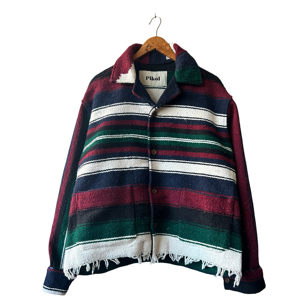 Woven Blanket Overshirt
