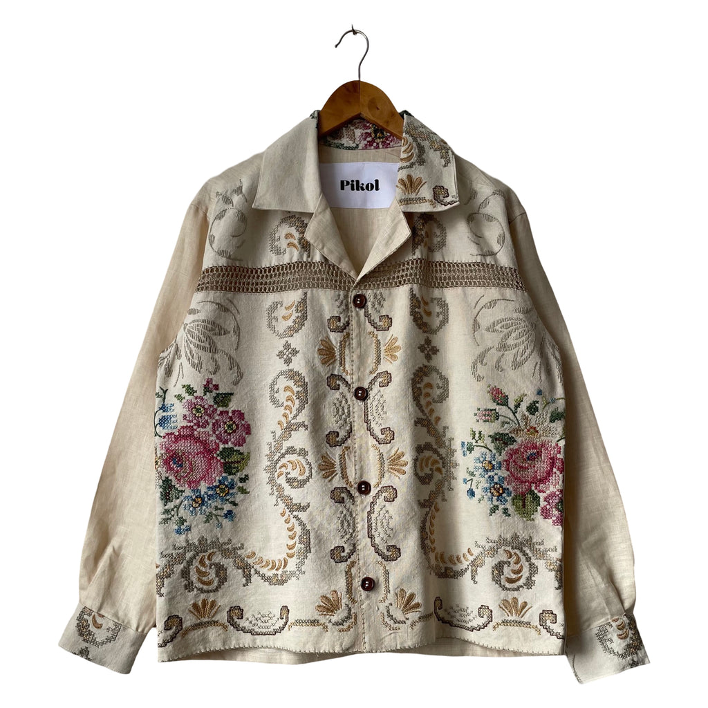 Antique Cross-stitch Flowers