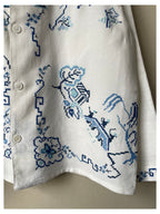 Cross Stitch Blue Willow