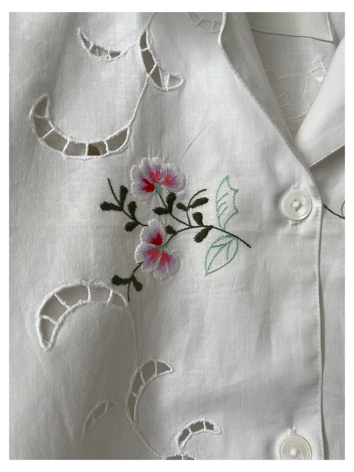 Floral Cutwork (Cropped)