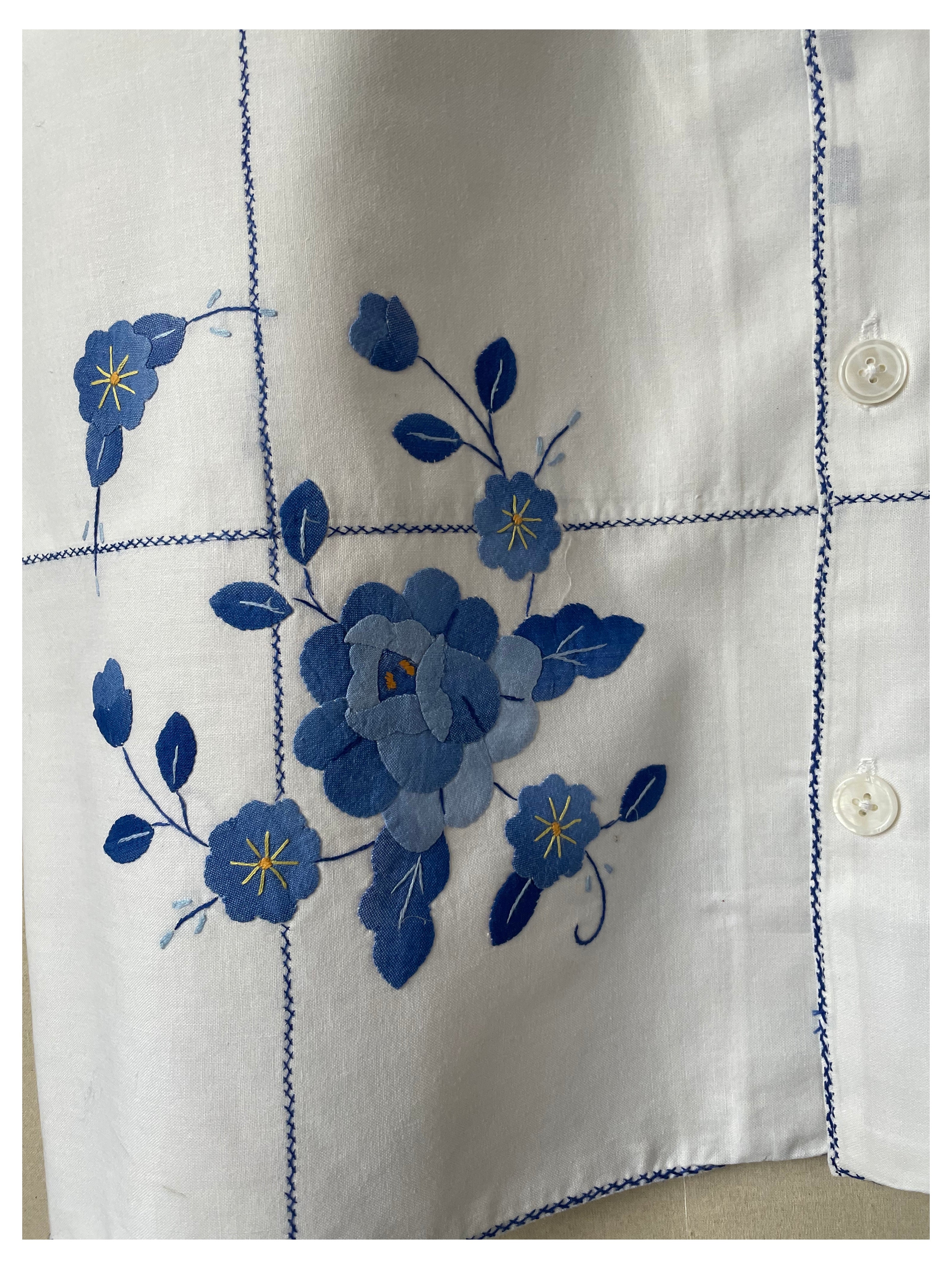 Blue Appliqué